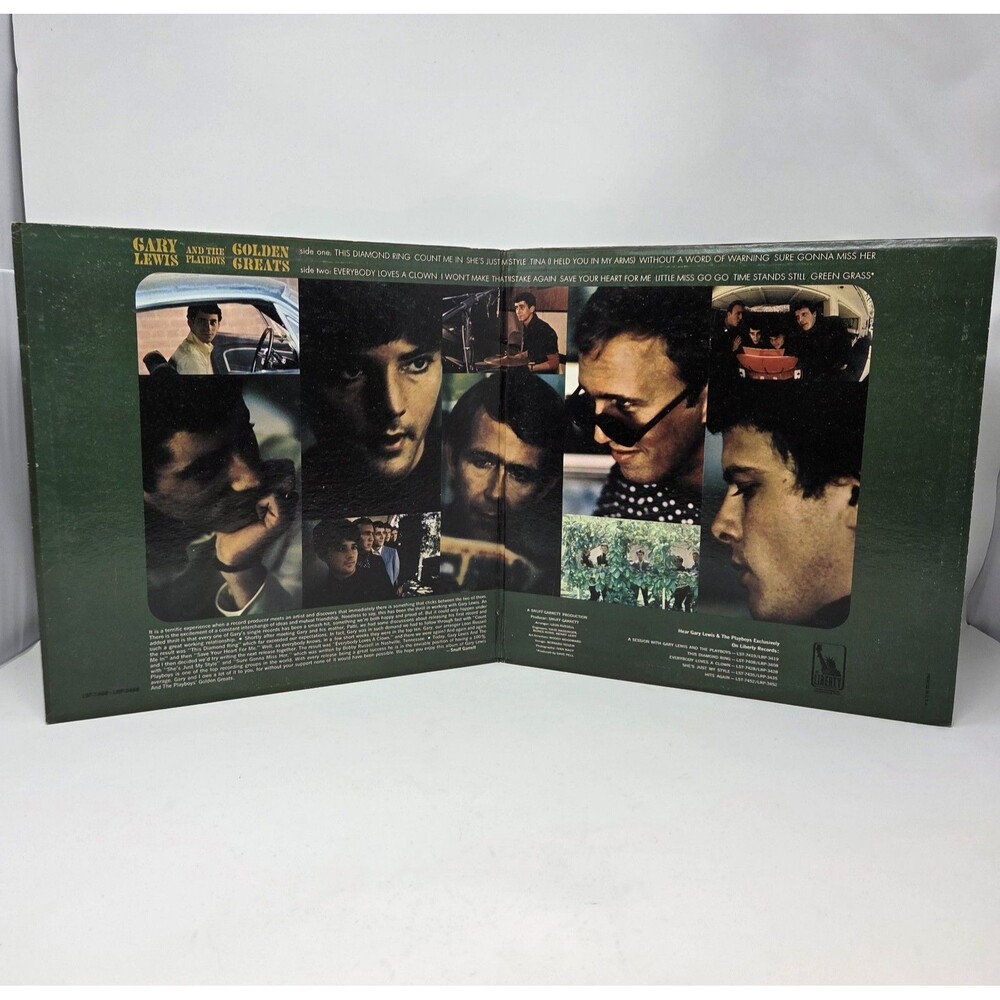 Gary Lewis & The Playboys Golden Greats LP Liberty LRP-3468 Mono Gatefold - Picture 3 of 8